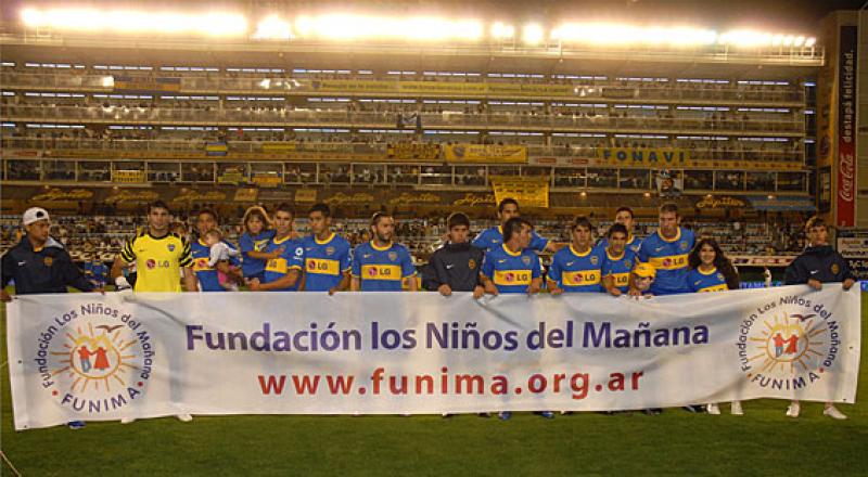 BOCA JUNIORS, SOLIDARIOS CON LA FUNDACION